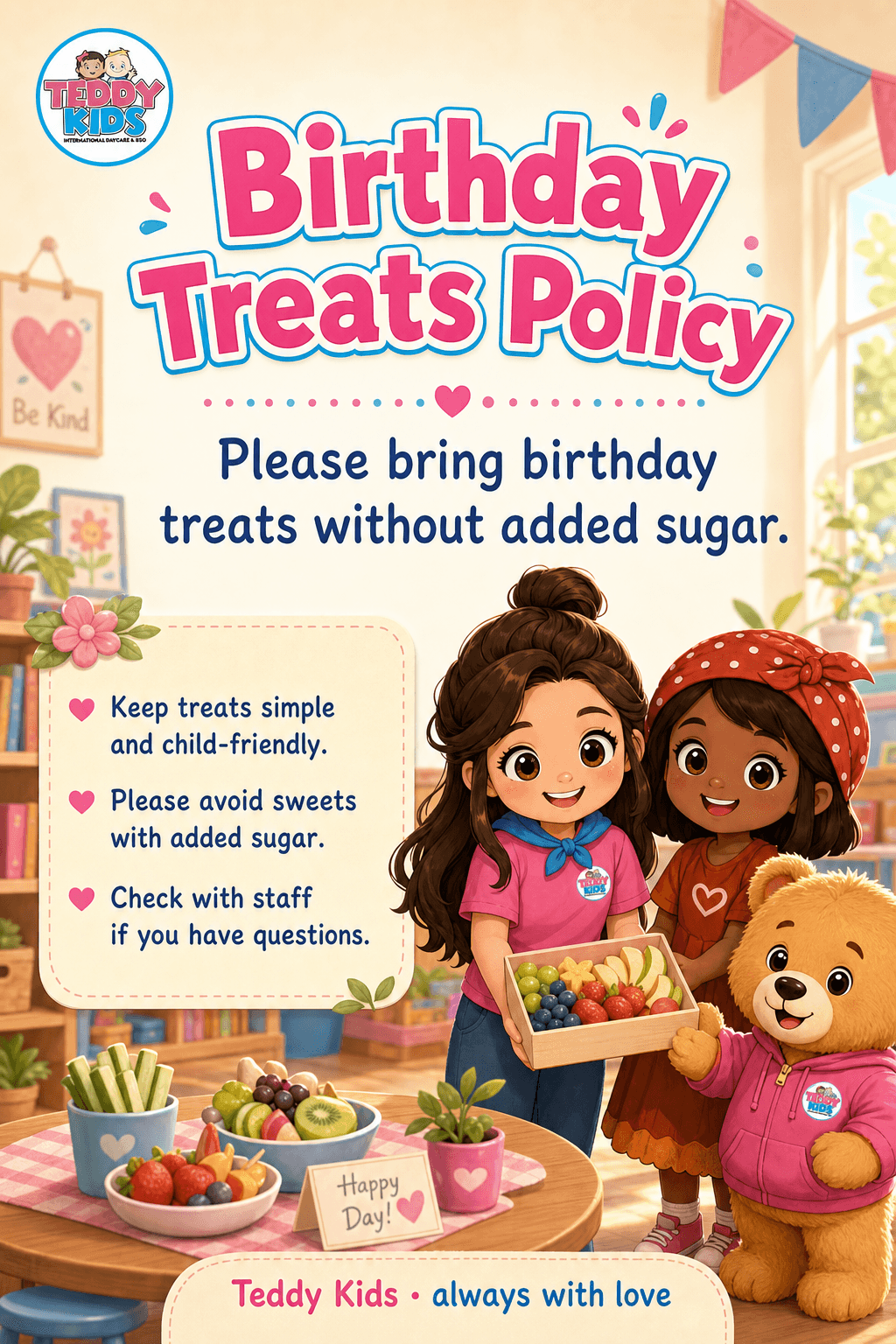 Birthday Treats Policy